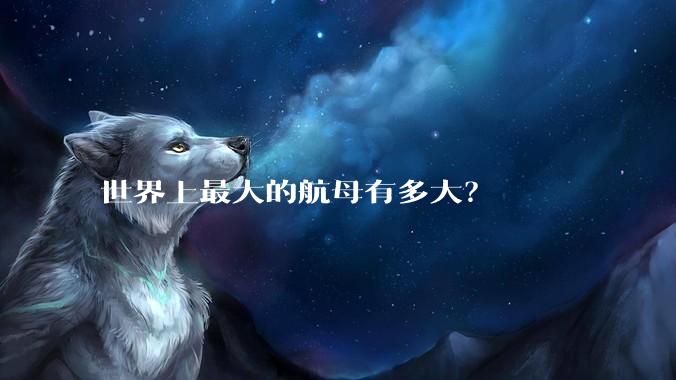 世界上最大的航母有多大？